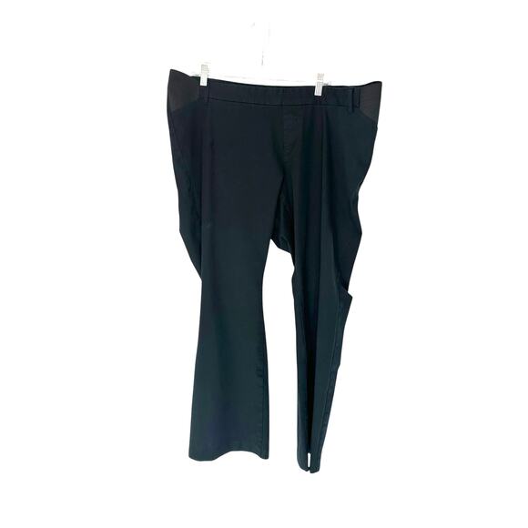 Old Navy Black Office Work Career Side Panel Maternity Pixie Flare Pants Size 20 - Picture 3 of 14